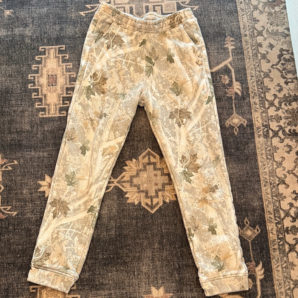 Abercrombie Kids Camouflage Joggers - size 15/16